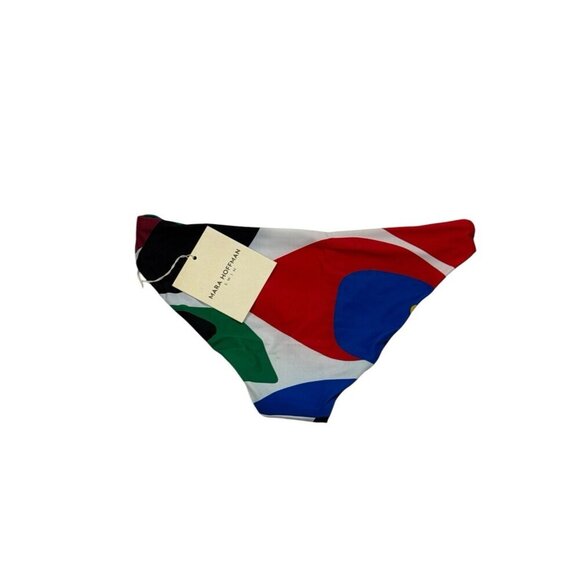 Mara Hoffman XS ZOA Crimson Colorblock Swim Bottom UPF 50+ Red‎ Multi NWT 9292 - Picture 3 of 15